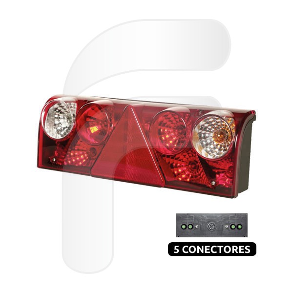 REAR LAMPS REAR LAMPS WITH TRIANGLE WITH LICENSE P